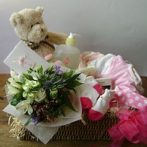 Baby Girl Gift Basket