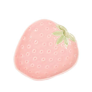 Giftware Extras: Pink Strawberry Plate