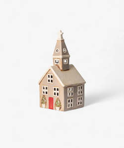 French Country Alsace Tealight Church