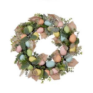 Easter: Pastel Egg Wreath