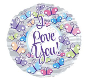 I Love You Butterfly Balloon - Flowers that Wow- Florist - South Auckland Delivery