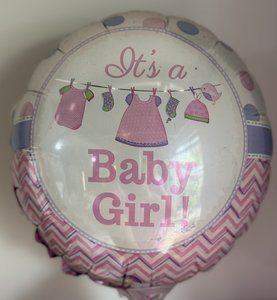 Balloon- baby girl - Flowers that Wow- Florist - South Auckland Delivery