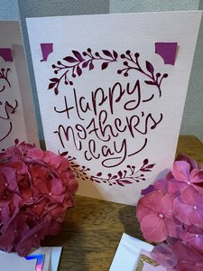 Limited Edition Handcrafted Mother's Day Card - Perfect with Bouquets - Flowers &hellip;