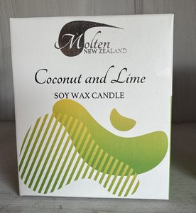 Coconut and Lime Soy Candle - Flowers that Wow- Florist - South Auckland Delivery