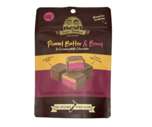 Products: Peanut Butter & Berry Chocolate-Potter Brothers- Perfect Gift Addition - Flowers that Wow- Florist - South Auckland Delivery