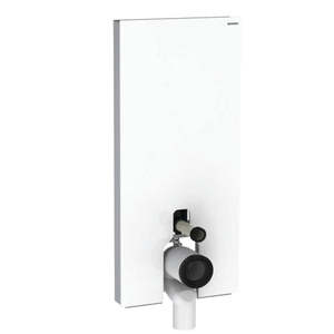 Geberit Monolith: White Glass -For Floor Pan-