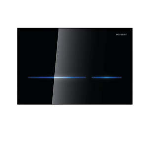Flush Buttons: Geberit Electronic Sigma 80 Control Panel Black