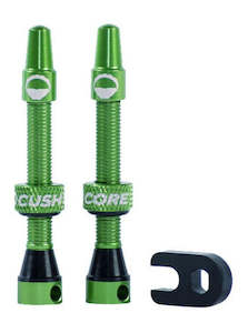 Tubeless Valves Rim Tape: CushCore Tubeless Presta Valve Set