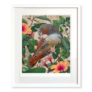 Artworks: Kākā & Hibiscus Legacy Print