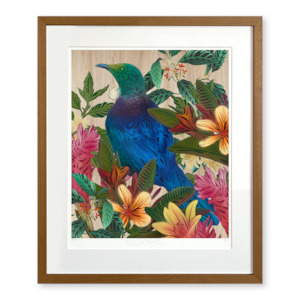 Tūī & Frangipani Legacy Print