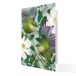 Titipounamu & Karamu A4 Art Card