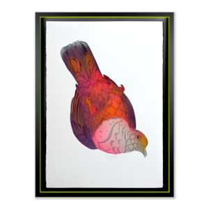 Handpainted: Neo Tropica Original - Kererū2