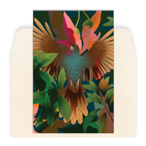 Stationery: Tūī Wai Greeting Card