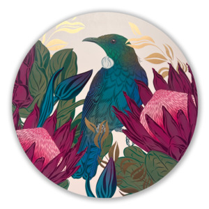 Artworks: Antipodes Tūī & King Protea 80cm
