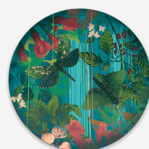 Artworks: Pūriri Paradise Turntable 1.2m