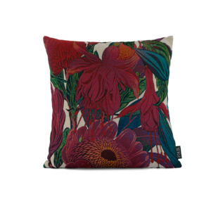 PRE ORDER: Woven Cushion Cover - Fuchsia & Banksia