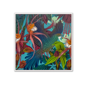 Artworks: Secret Garden Flying Tūī2 70cm