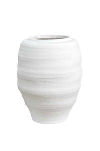Vase: Riaz White Vase