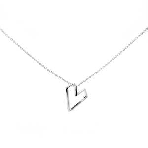 Jewellery: OPEN HEART NECKLACE