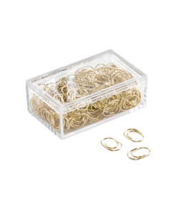 Gift Ideas For The Girlboss: Paper Clips | Petite | Gold | Set of 120