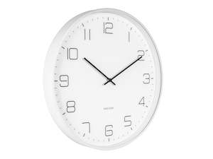 Fathers Day: Lofty Wall Clock - White (40cm)