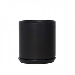 Potted: XL Oslo Planter Jet Black