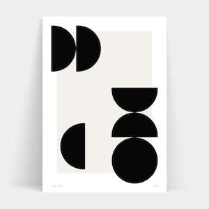 Art Prints: SEMICIRCLES