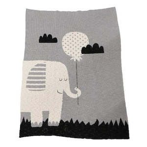 Throws: Cotton Elephant Throw
