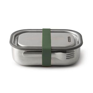 Black Blum: Stainless Steel Lunch Box - Olive