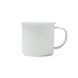 Dishy: ENAMEL MUG 350ML - WHITE