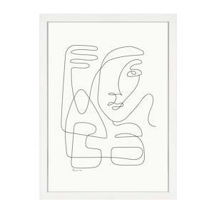 ABSTRACT FACES PRINT