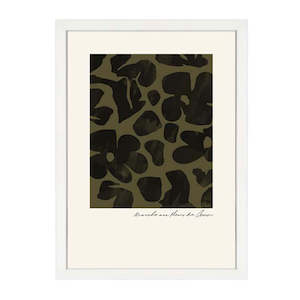 Art Prints: GUCCI FLOWER MARKET PRINT KHAKI