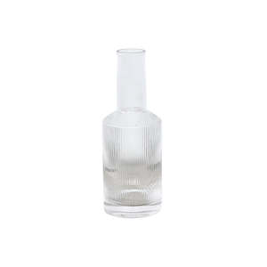 For The Foodie: Fluted Glass Amalfi Water Decanter by Papier HQ