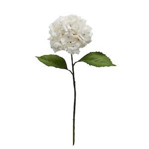 For The Boho Babe: Annabelle Hydrangea Stem – White | 58cm Artificial Flower