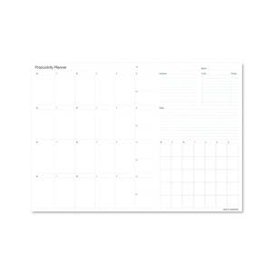 For The Hard: Made of Tomorrow A3 Productivity Planner — Perpetual, 18 Pages