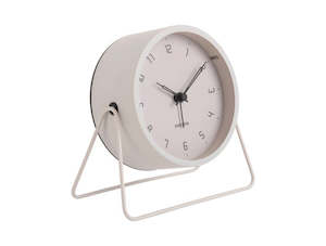 Fathers Day: Karlsson Stark Alarm Clock — Silent, Night Light, Iron & Glass 13.5cm