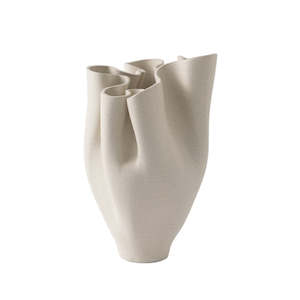 Ned | Walker Sculptural Porcelain Vase – Small & Large Decorative