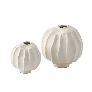 Ned Collections 1: Ned | Muri Sculptural Porcelain Vase – Small & Large Modern Accent