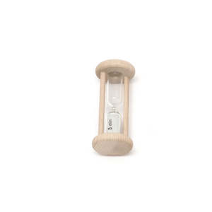 Beech Wood 5-Minute Kitchen Timer – German Made, 10cm