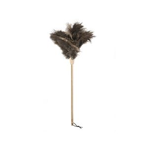 Florence: OSTRICH FEATHER DUSTER - 44CM - BEIGE CUFF