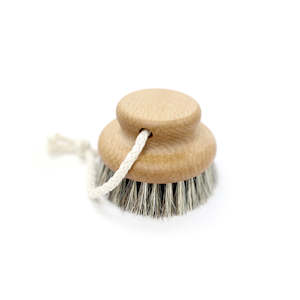 Florence: Dry Massage Brush – Natural Bristle Exfoliating Body Brush