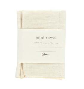 Nawrap: Nawrap Organic Cotton Mini Towel – 25x25cm Face Cloth