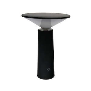 LED Tilt Rechargeable Touch Lamp – Dimmable Table Light Black/White