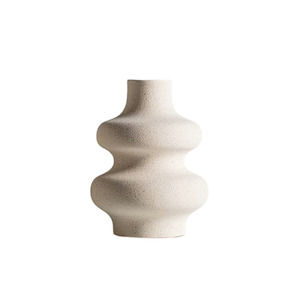 Monaco Ceramic Vase – Asymmetrical Modern Sculptural Statement