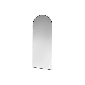 Get The Look The Ambers: Arch Floor Mirror – Black or Brass Metal Frame, 180cm High