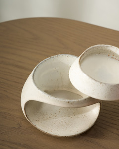 Fort Ceramic Wax Burner from Ned Collections – Light Speckle