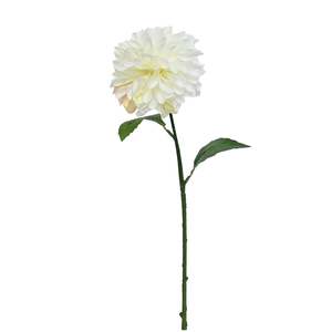 For The Home Stylist: Artificial Flora Pompom Dahlia Stem – White 43cm