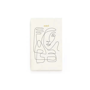 Papier Hq Stationery: Abstract face notebook