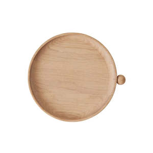 Wooden Circle Tray from Papier HQ – Natural