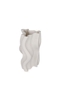 For The Green Finger: Arti White 3D Printed Ceramic Vase (Small or Large)